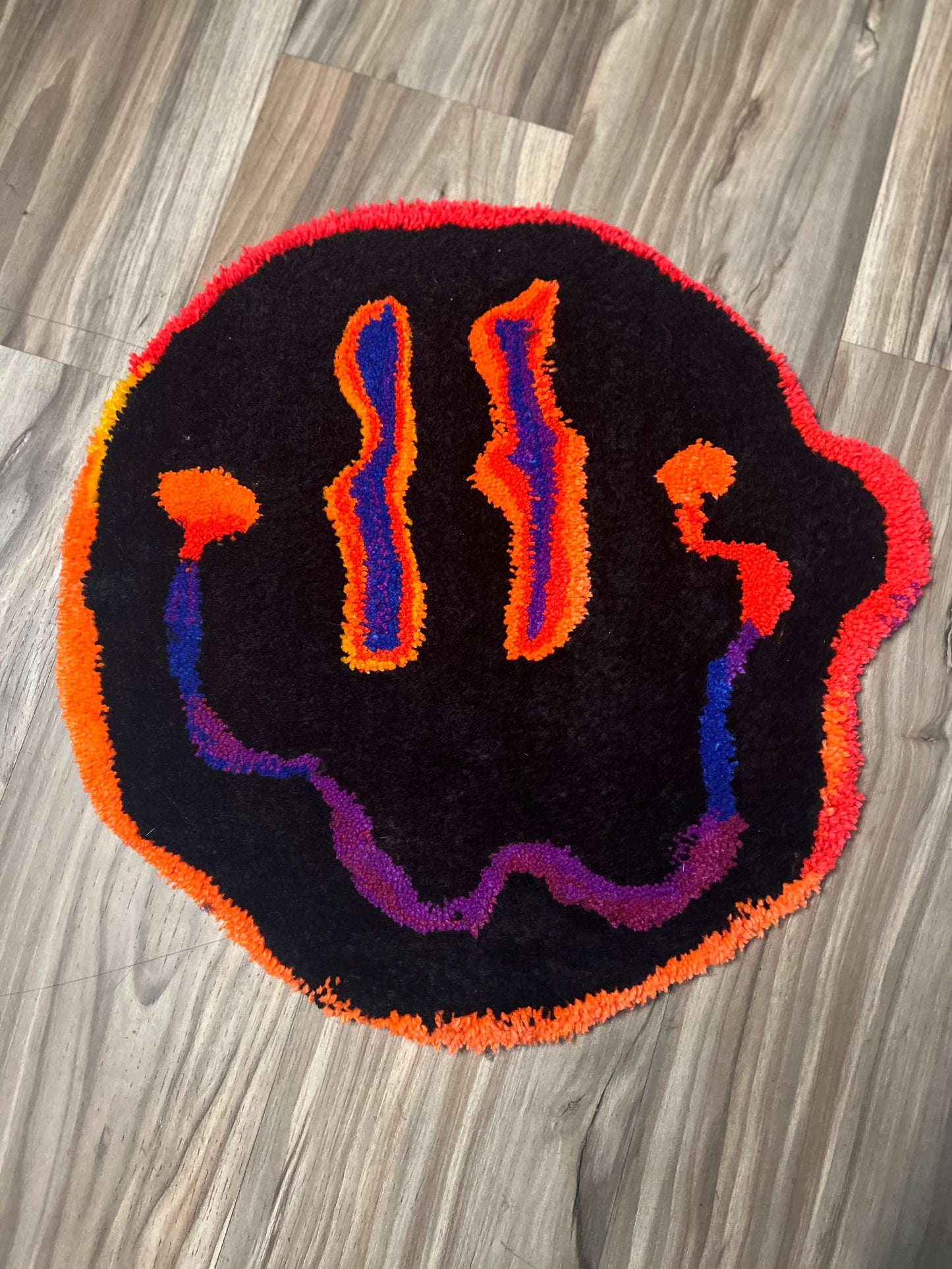 Wonkey Rainbow Smiley Rug