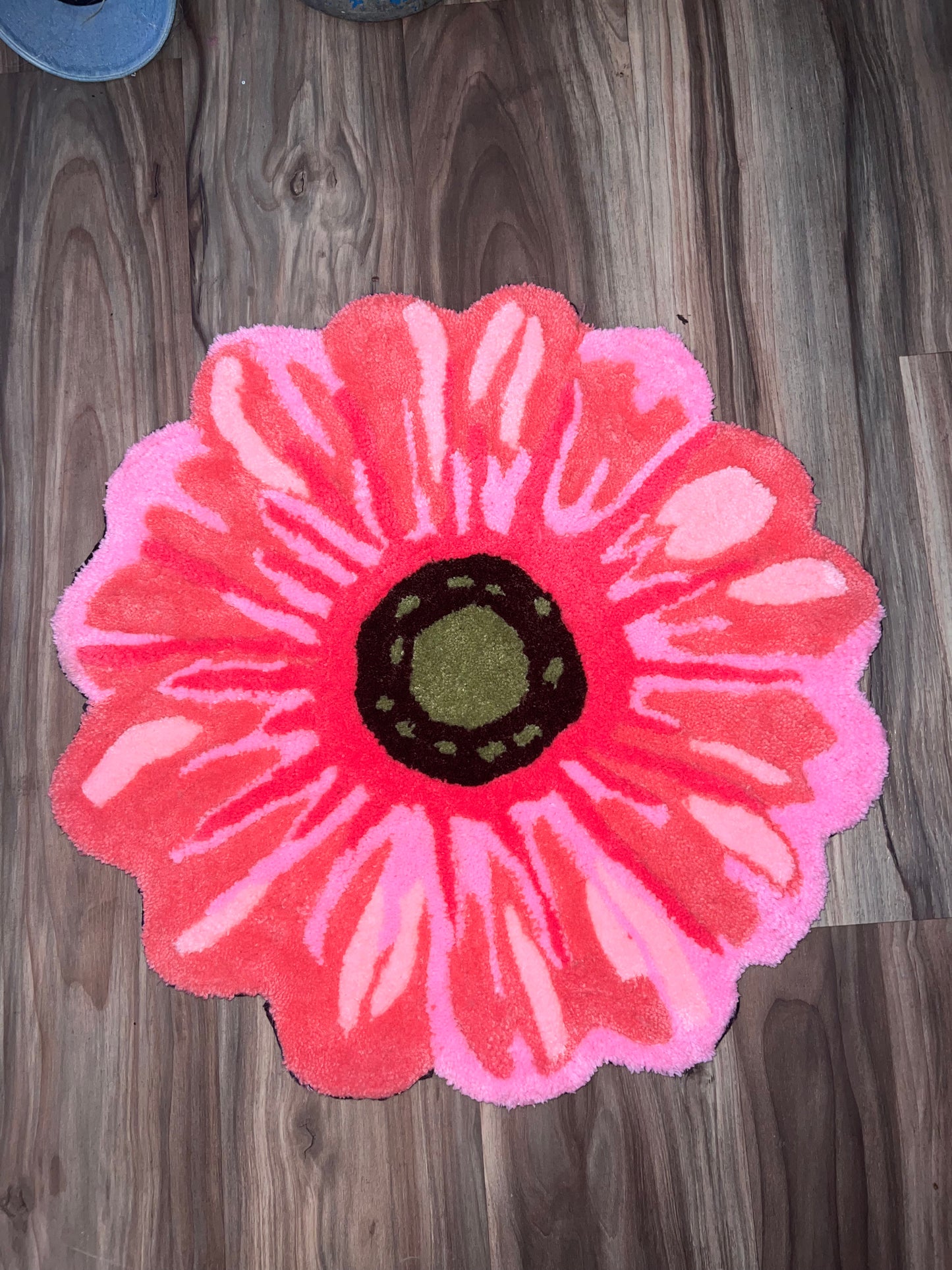 Pink Sunflower Rug