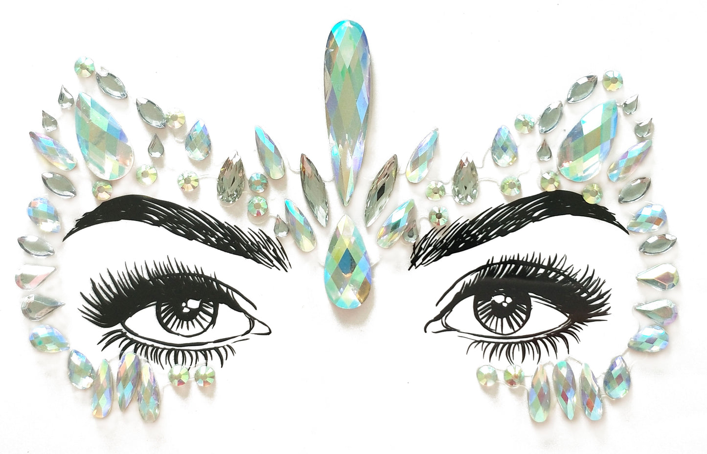 Megan’s Mermaid Face Jewels
