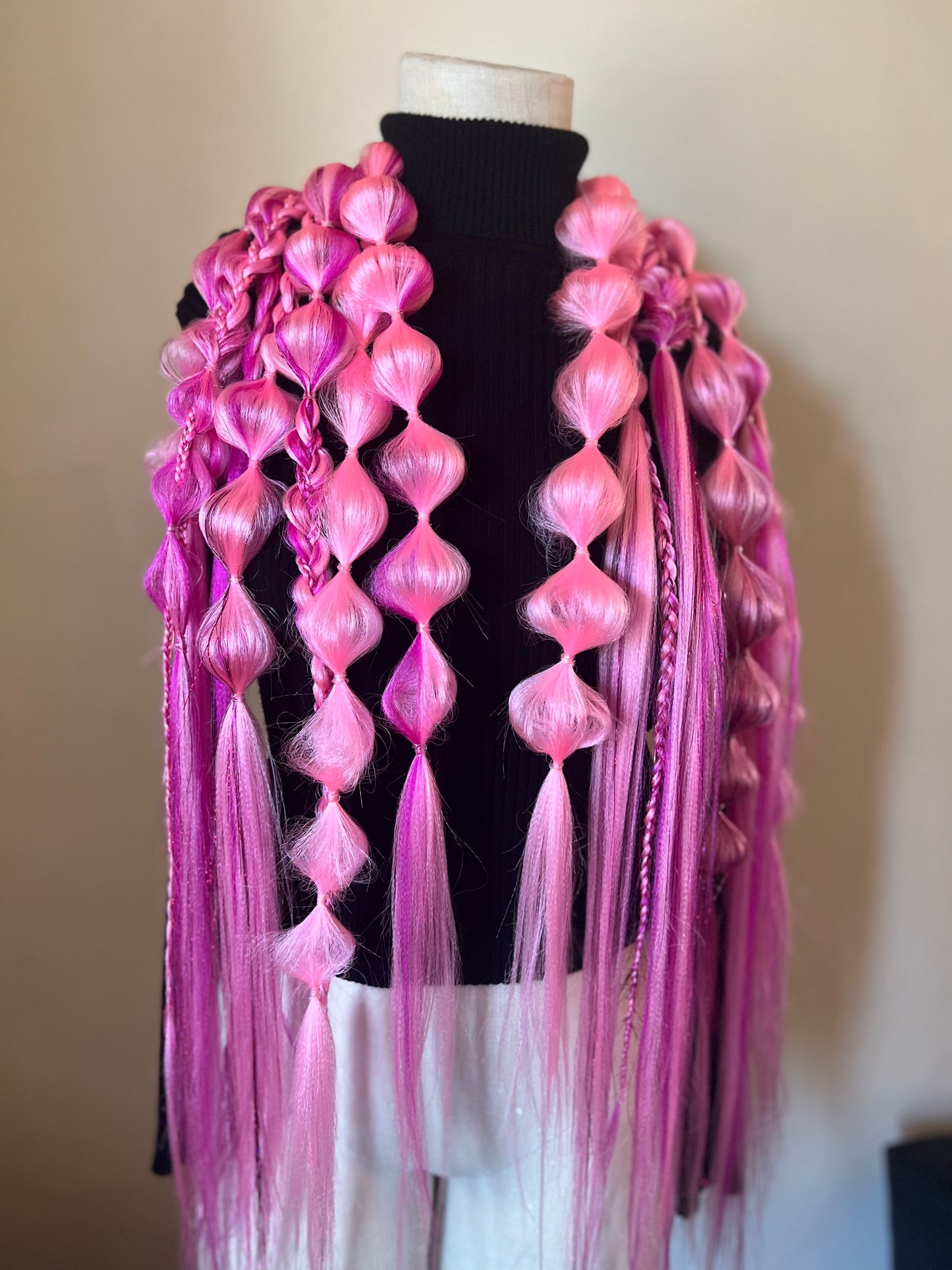 Barbie Pink Rave Braids