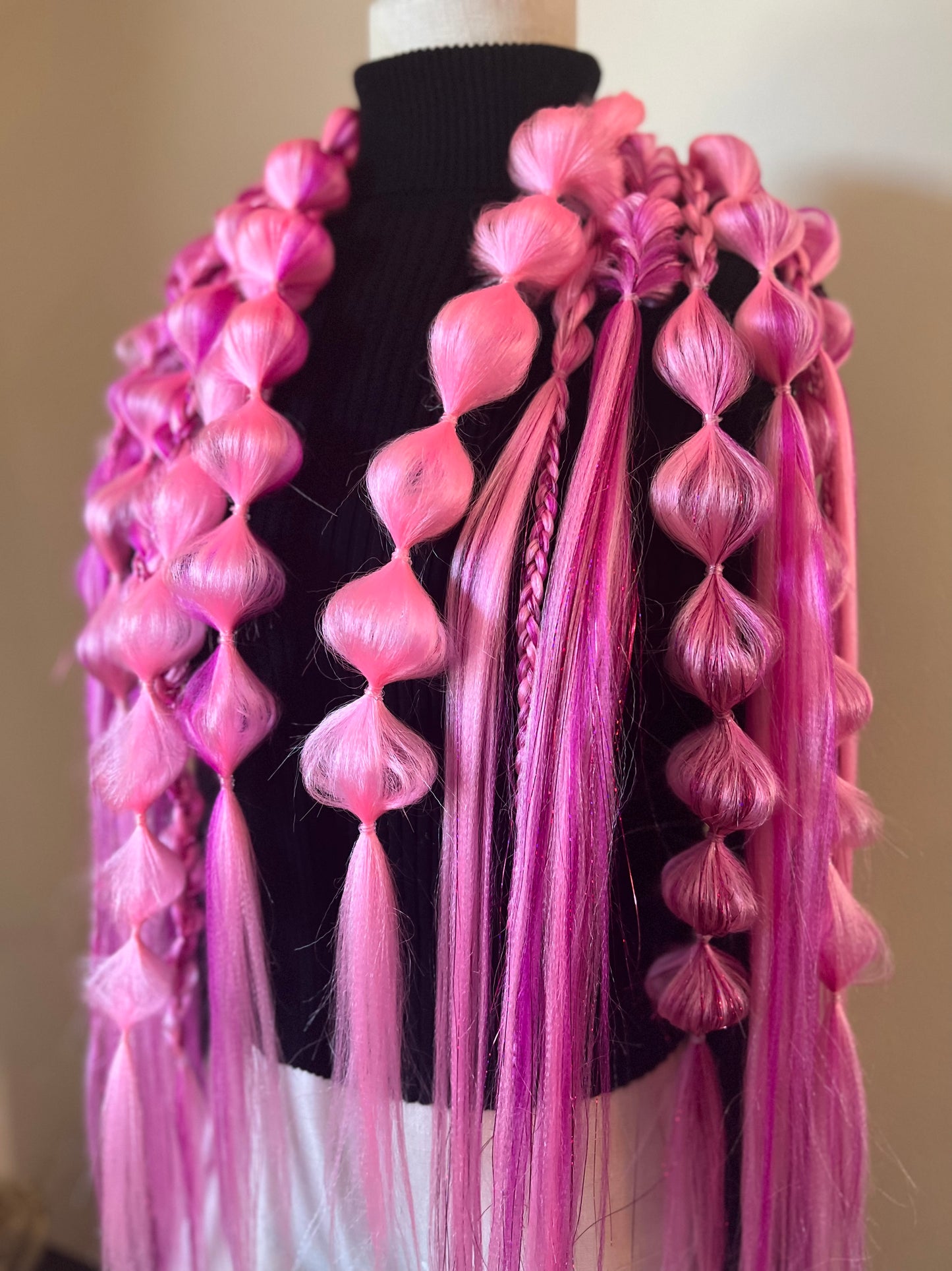 Barbie Pink Rave Braids