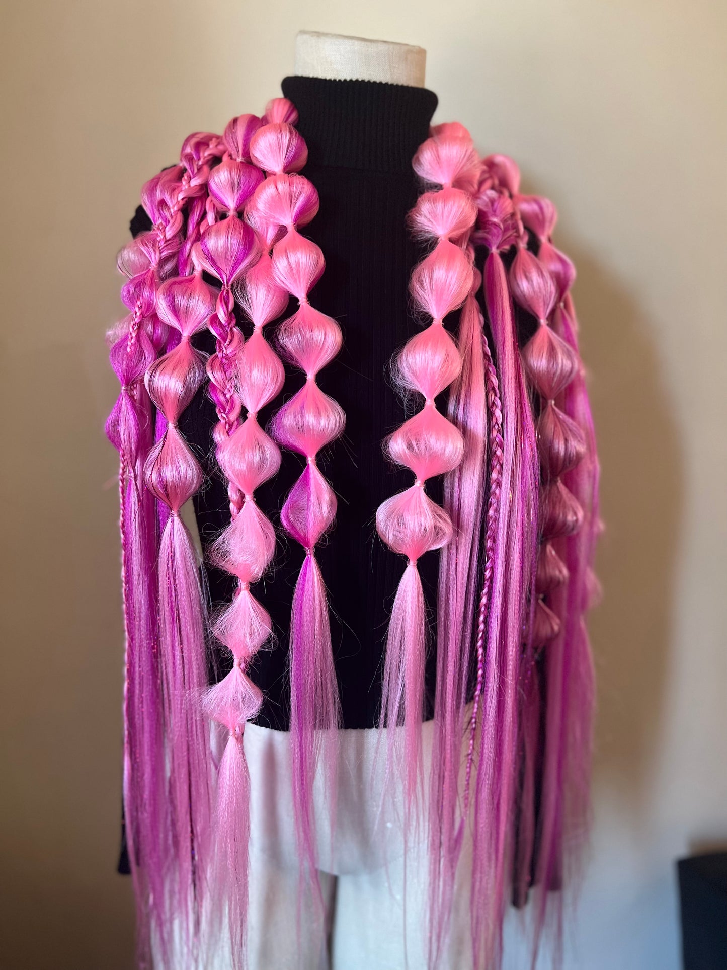 Barbie Pink Rave Braids