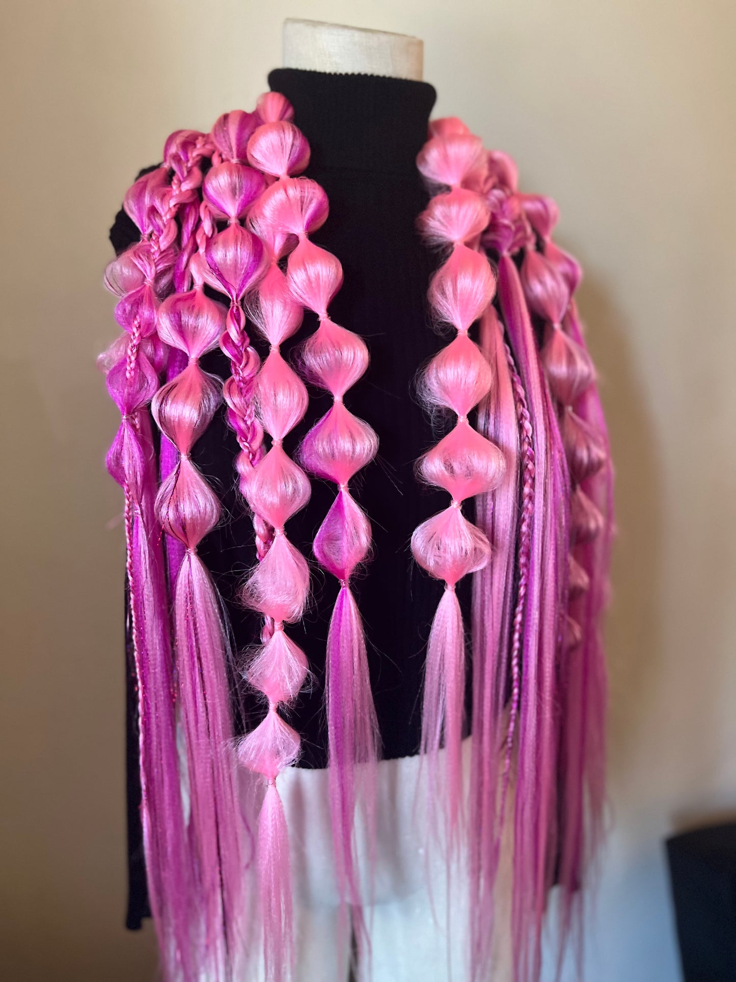 Barbie Pink Rave Braids