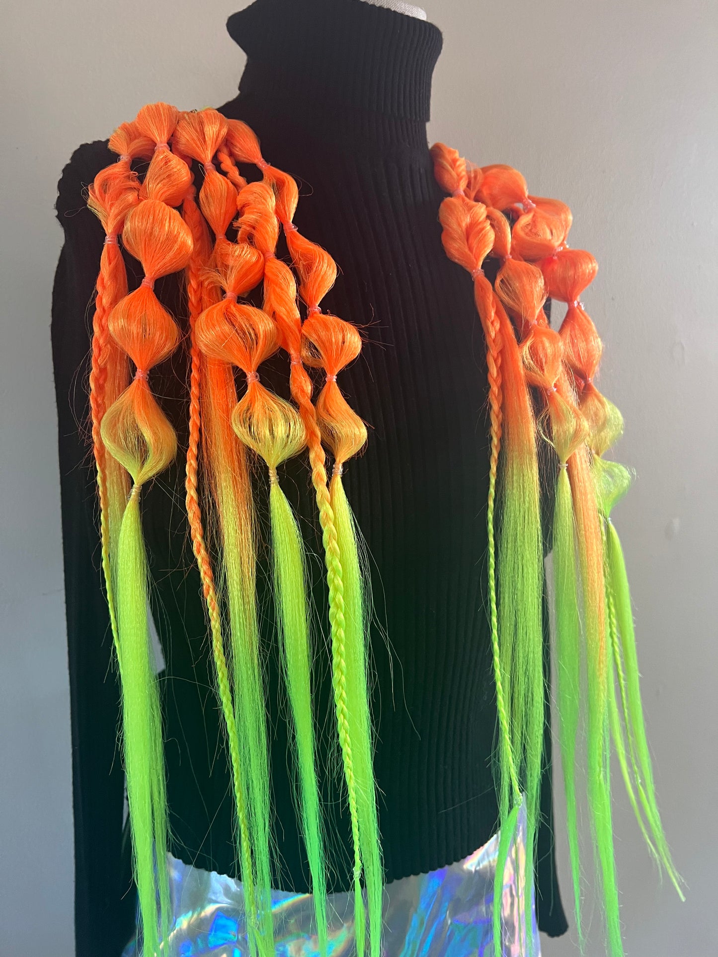 Neon Queen Tie in Rave Hair Extensions