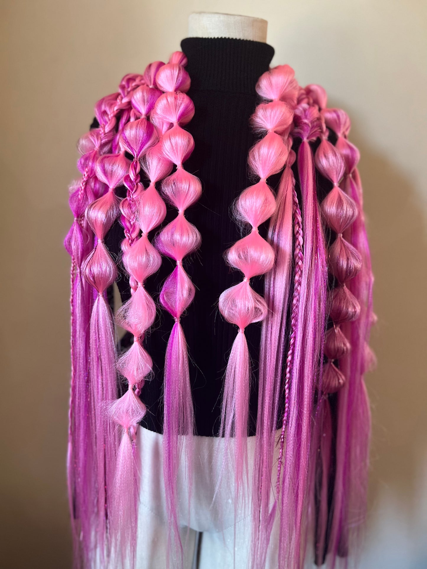 Barbie Pink Rave Braids