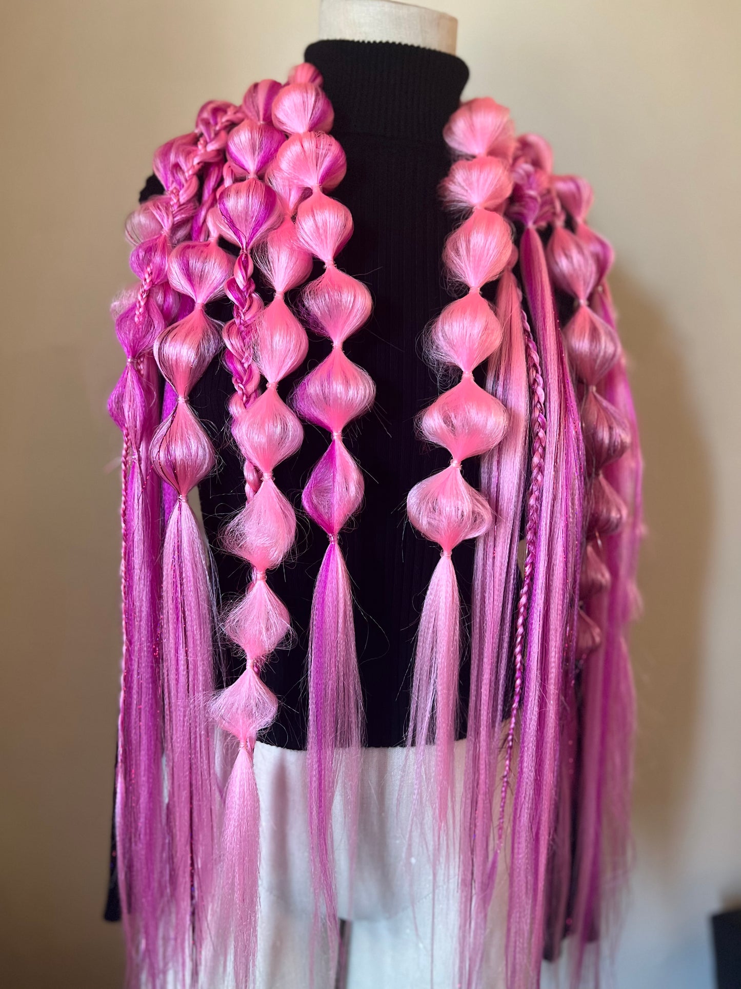 Barbie Pink Rave Braids