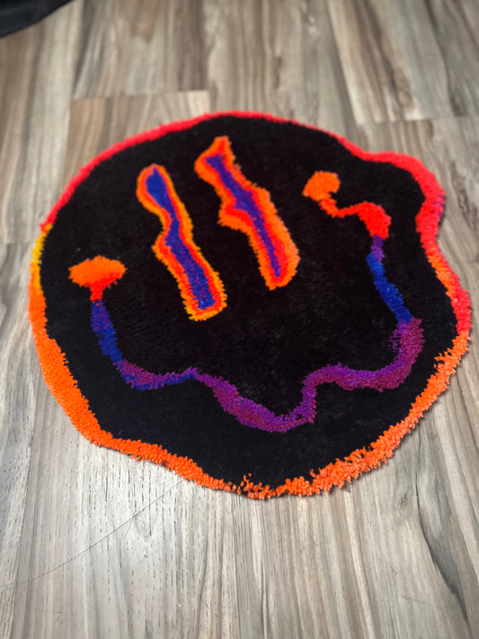Wonkey Rainbow Smiley Rug