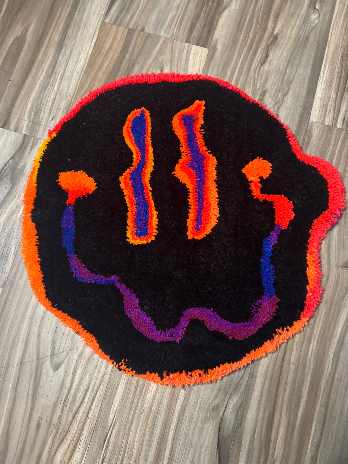 Wonkey Rainbow Smiley Rug